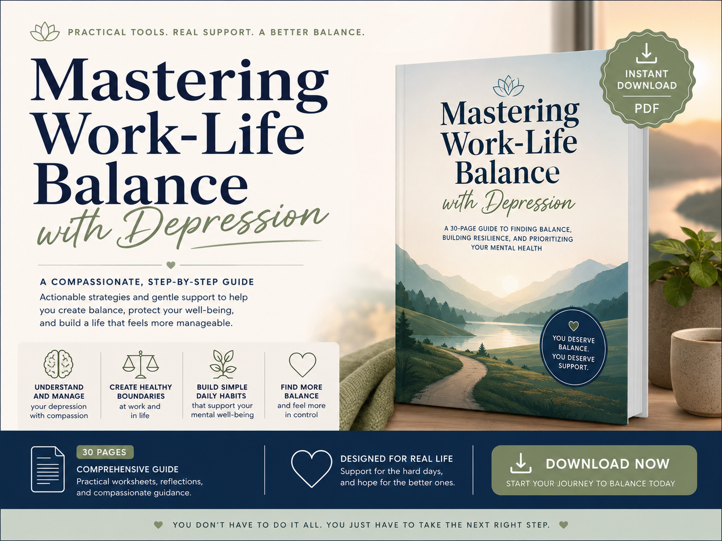 Mastering Life-Work Balance with Depression