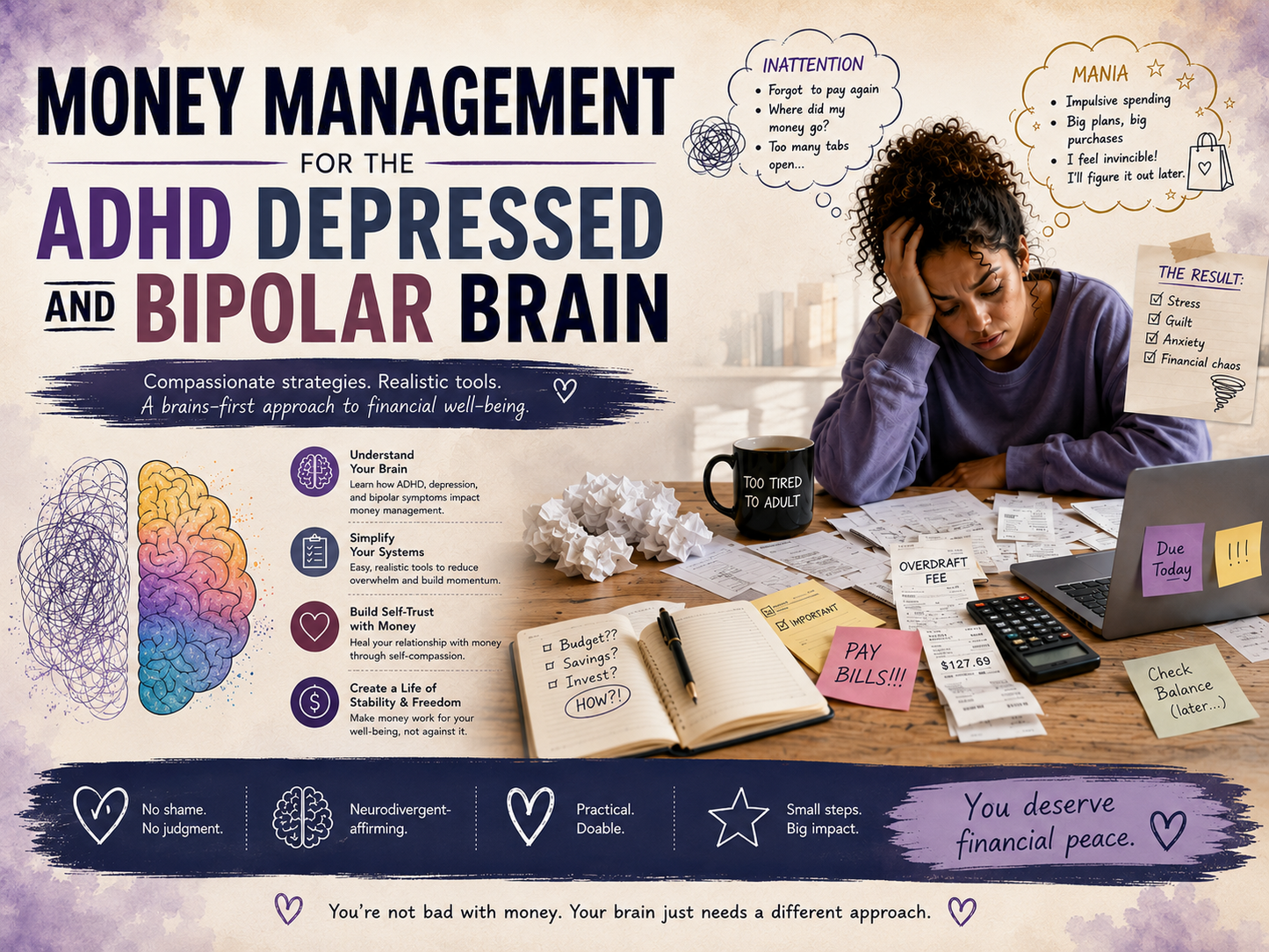 Money Management Guide: ADHD, Depressed, or Bipolar Brain